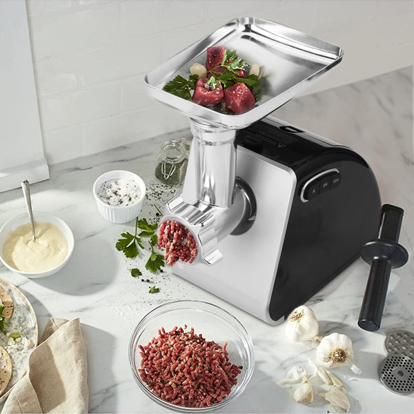 Meat grinder 2025 slicer combo